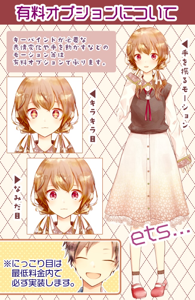 10日前後！急ぎでLive2Dモデル制作します キャラデザからモデリングまでの一式を短期間でお届けします イメージ3