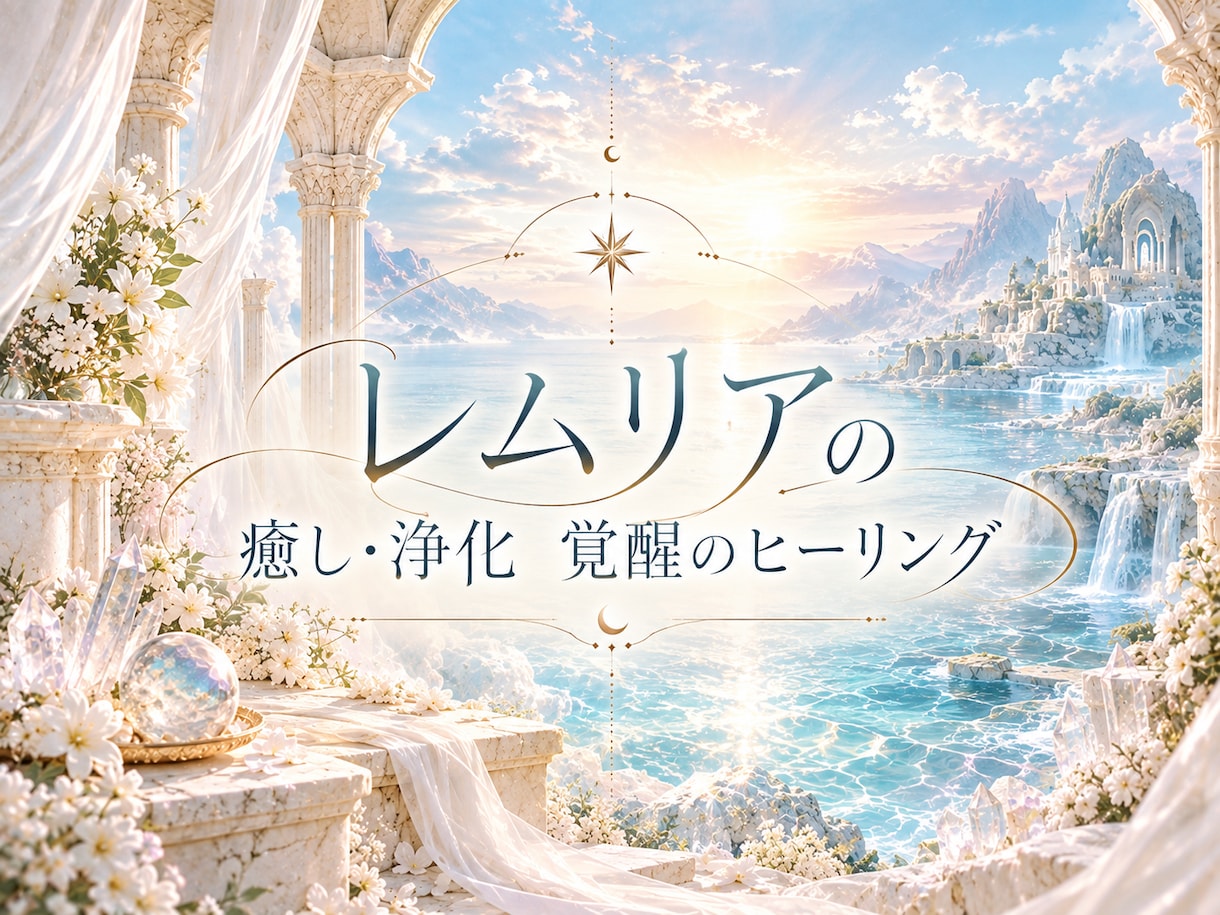 レムリア覚醒ヒーリングとオラクルカードを引きます 愛と調和・浄化と覚醒の光のエネルギーで本来の自分に整える イメージ1