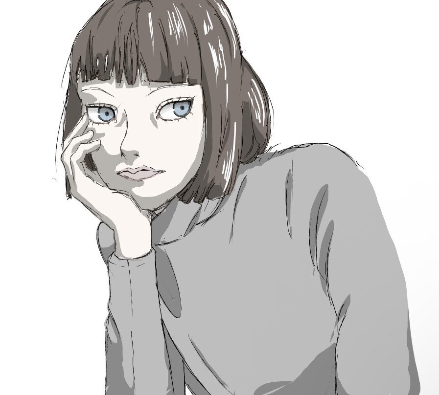 モダンでオシャレな雰囲気の人物絵描きます クールでモダンな絵でサービスやシーンの魅力を引き立てます イメージ5