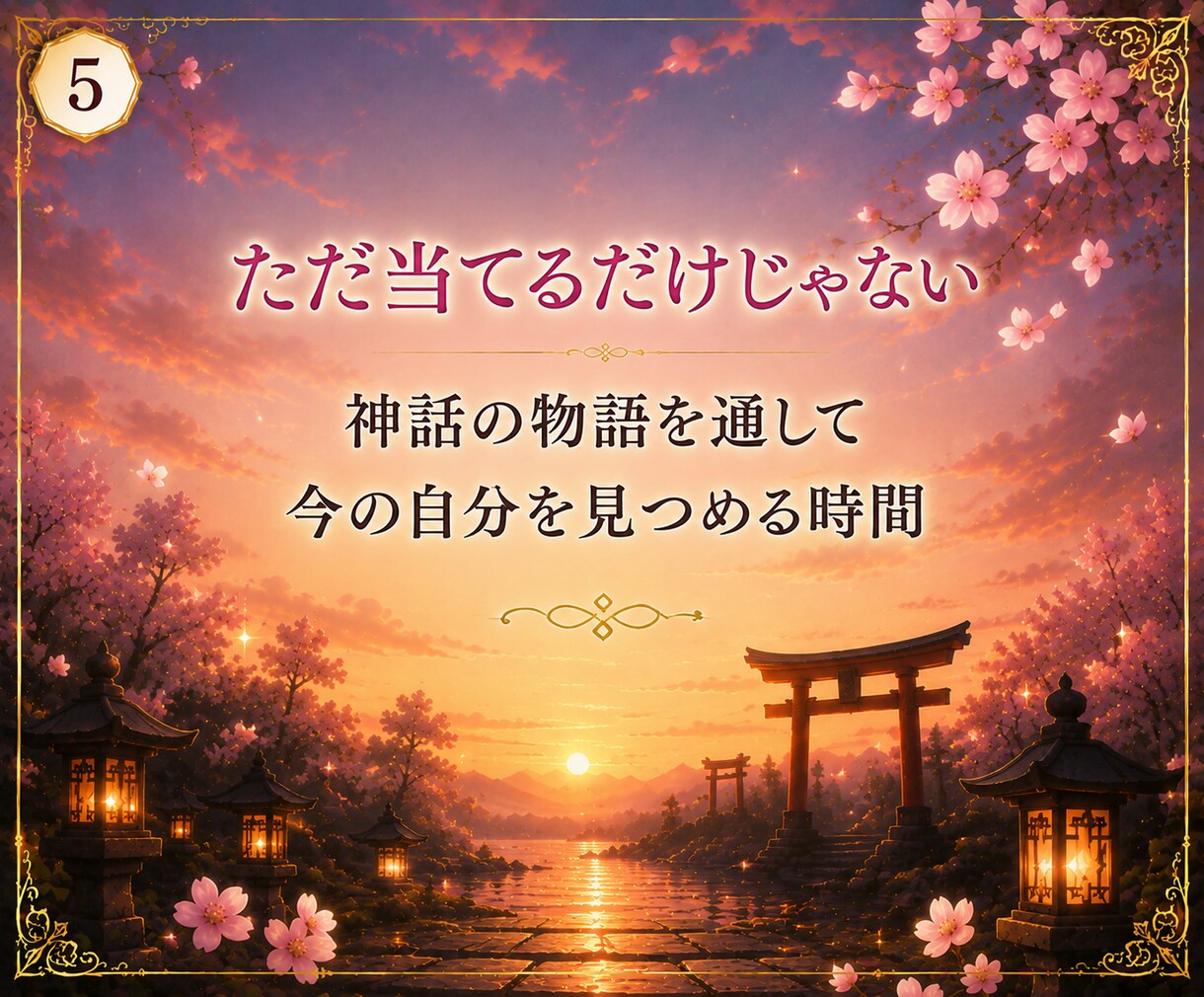 神話タロットと神様カードで心に寄り添います 八百万の神々があなたの背中を押します イメージ5