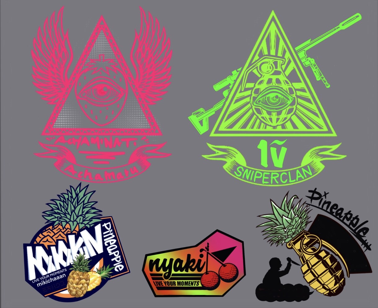 SNSロゴ・Tシャツデザイン・イラスト描いてます ロゴ・イラスト・スノースケート・ポップ系・おもしろ・パロディ イメージ2