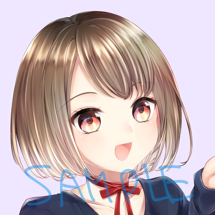SNS用のアイコンを描きます かわいいSNS用アイコンを制作します！ イメージ5