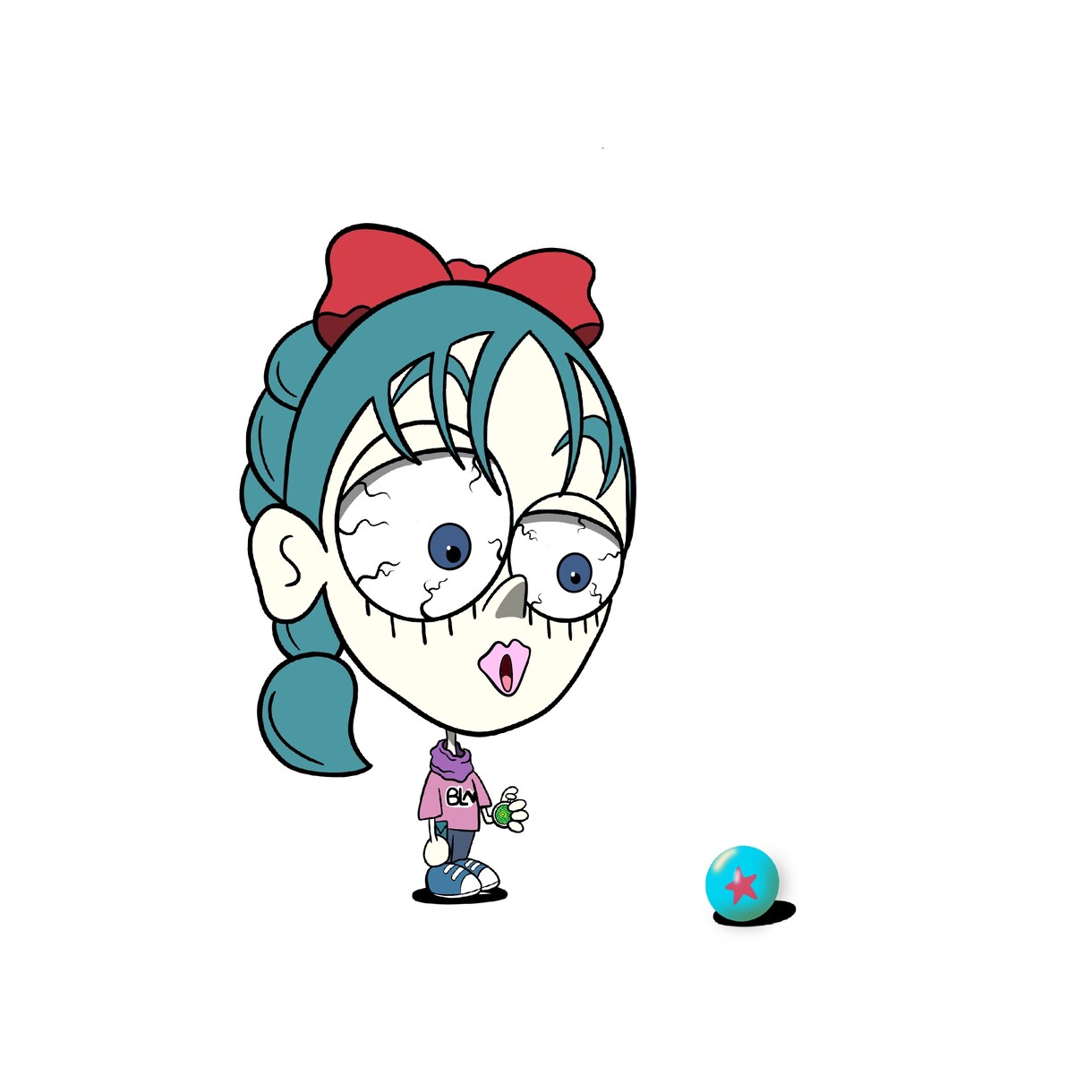 歪んだ可愛さ書いています cartoon×dark 闇可愛い絵を届けたいです。 イメージ6