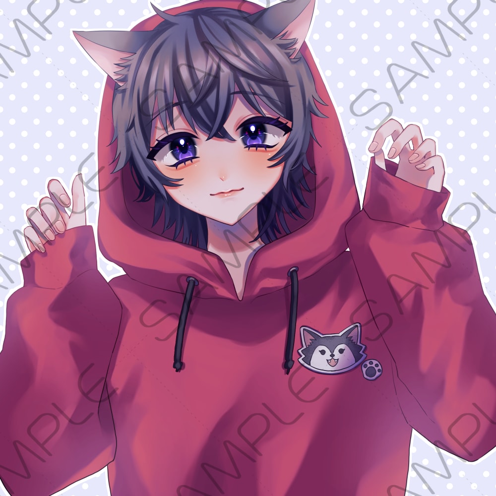 可愛いアイコン制作致します 可愛い衣装や小物、キラキラした瞳のキャラクターを描きます イメージ9