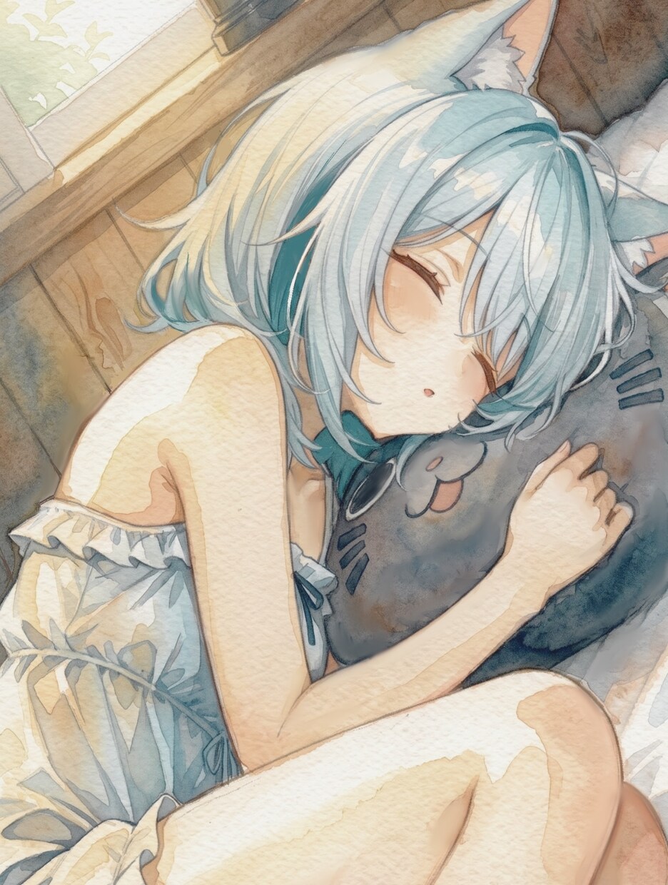 アナログタッチのふんわりしたイラスト描きます 表紙や挿絵、アイコン、プレゼント用、その他ご相談ください イメージ1
