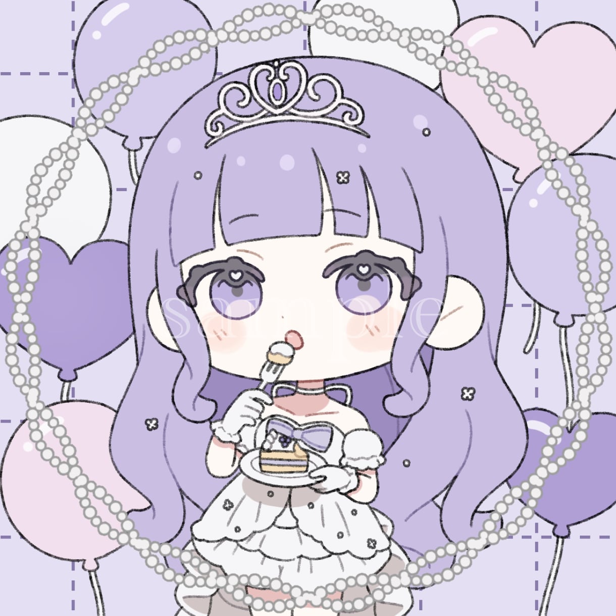 1.5等身のシンプルで可愛いミニキャラお描きします 実績公開OKの方には表情差分1枚プレゼント イメージ7