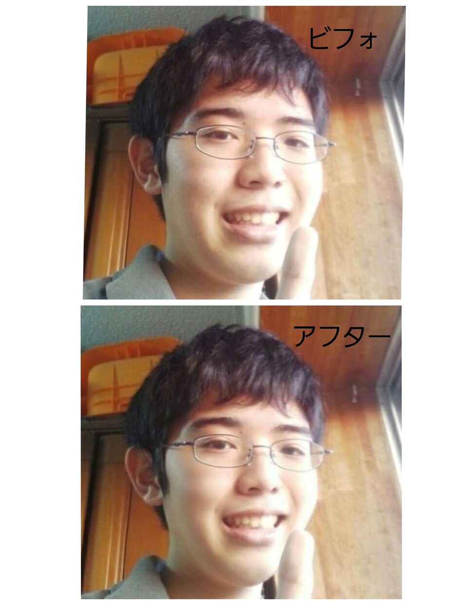 その顔写真、いい感じに編集します おとなもこどもも、おねーさんも イメージ3