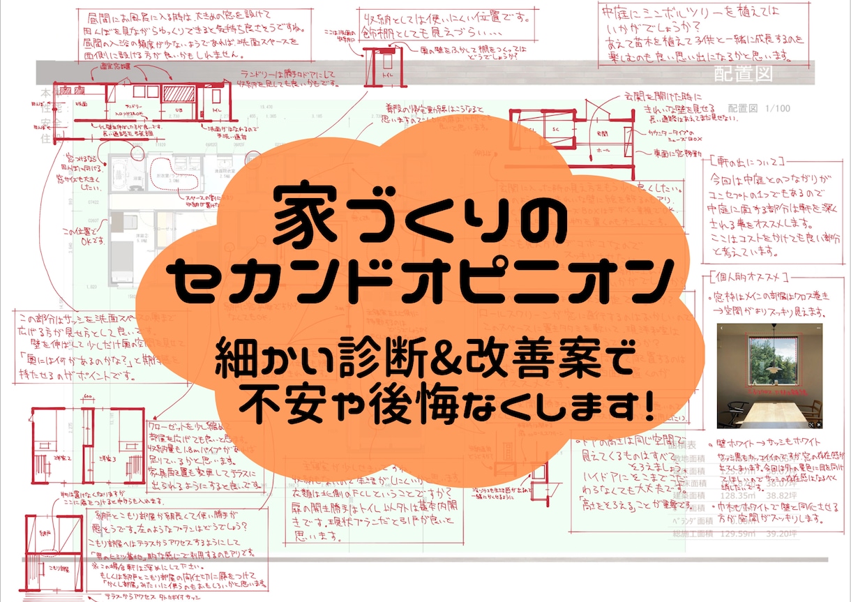現役の一級建築士が間取り診断&改善案をご提案します ★絶対に失敗したくないあなたへ★コスパ最強の間取りチェック★ イメージ1