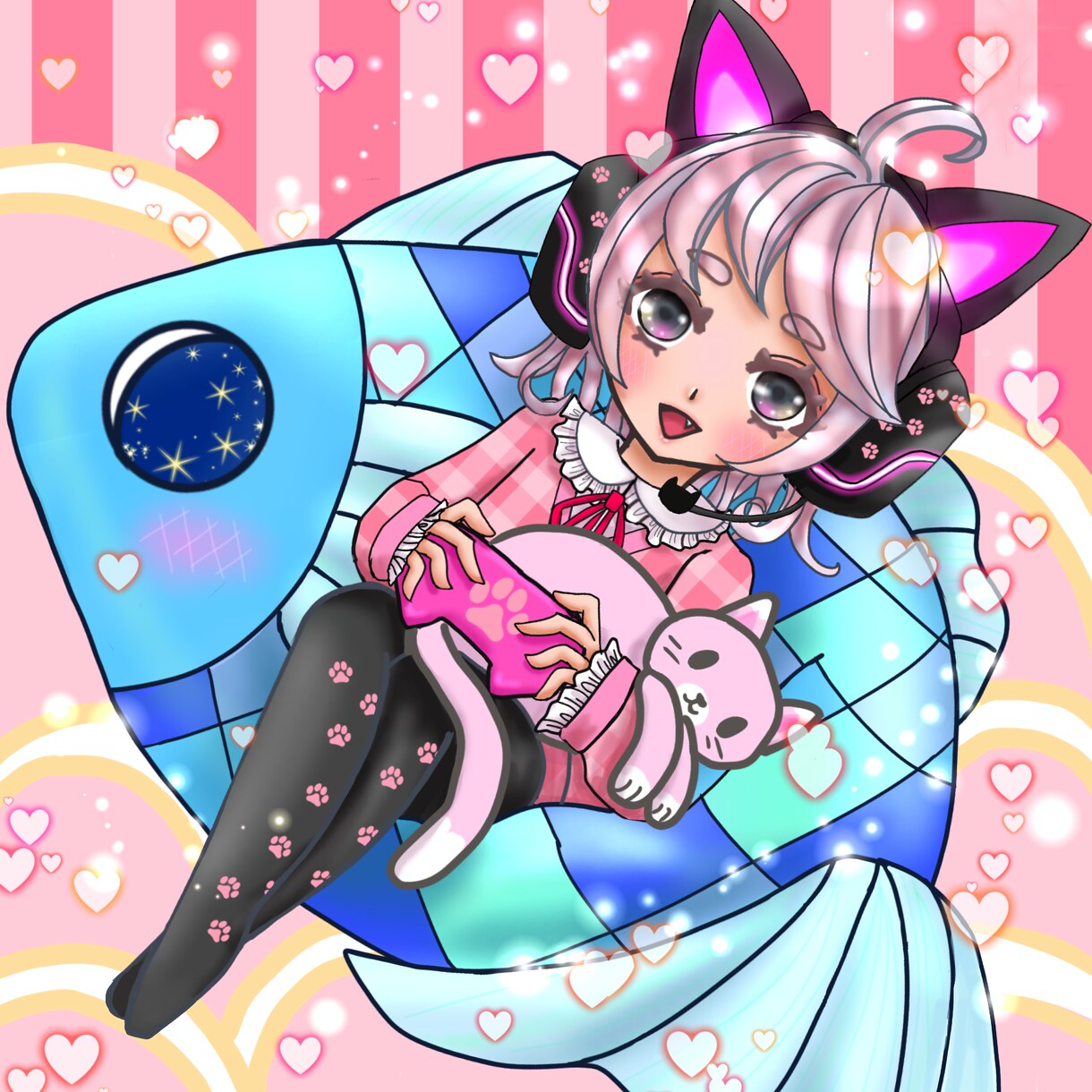 可愛いミニキャラ作成ます SNS、挿絵、用途色々!ご希望に合ったイラスト作成します! イメージ5