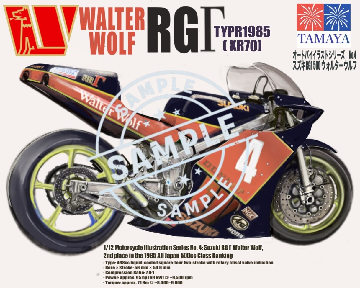 貴方のバイク、ボックスアートにします 愛車をプラモデルアート風に描きます【バイク・旧車】 イメージ4
