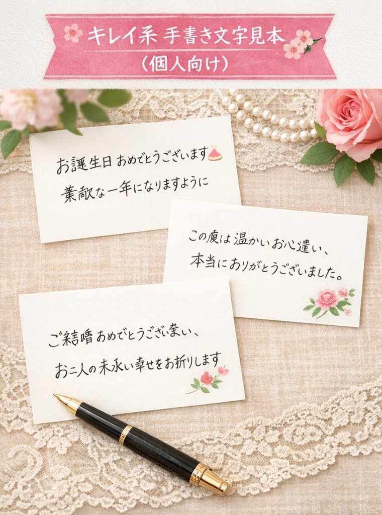 キレイで読みやすい、手書き文字代行します キレイな手書き文字、届けませんか？心を込めてお書きします✍️ イメージ1