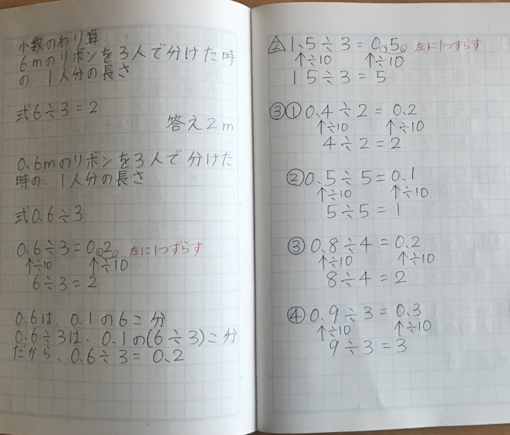 現役教師が数学、算数解説ノートを作成します 算数、数学が苦手だ！基本的なスキルをみにつけたい。そんな方へ イメージ3