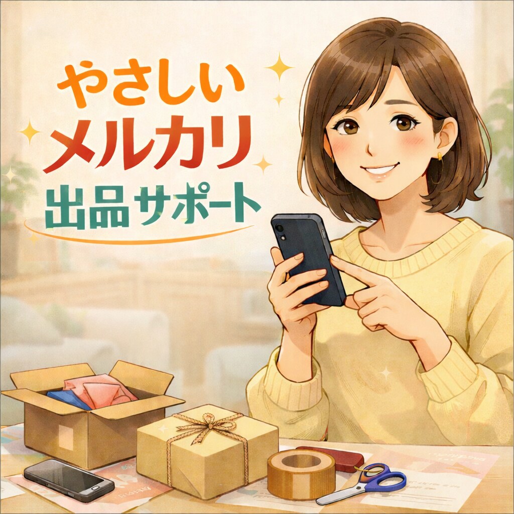 メルカリやさしい出品伴走サポートします 【40〜50代女性向け】2018年から利用・出品伴走サポート イメージ1