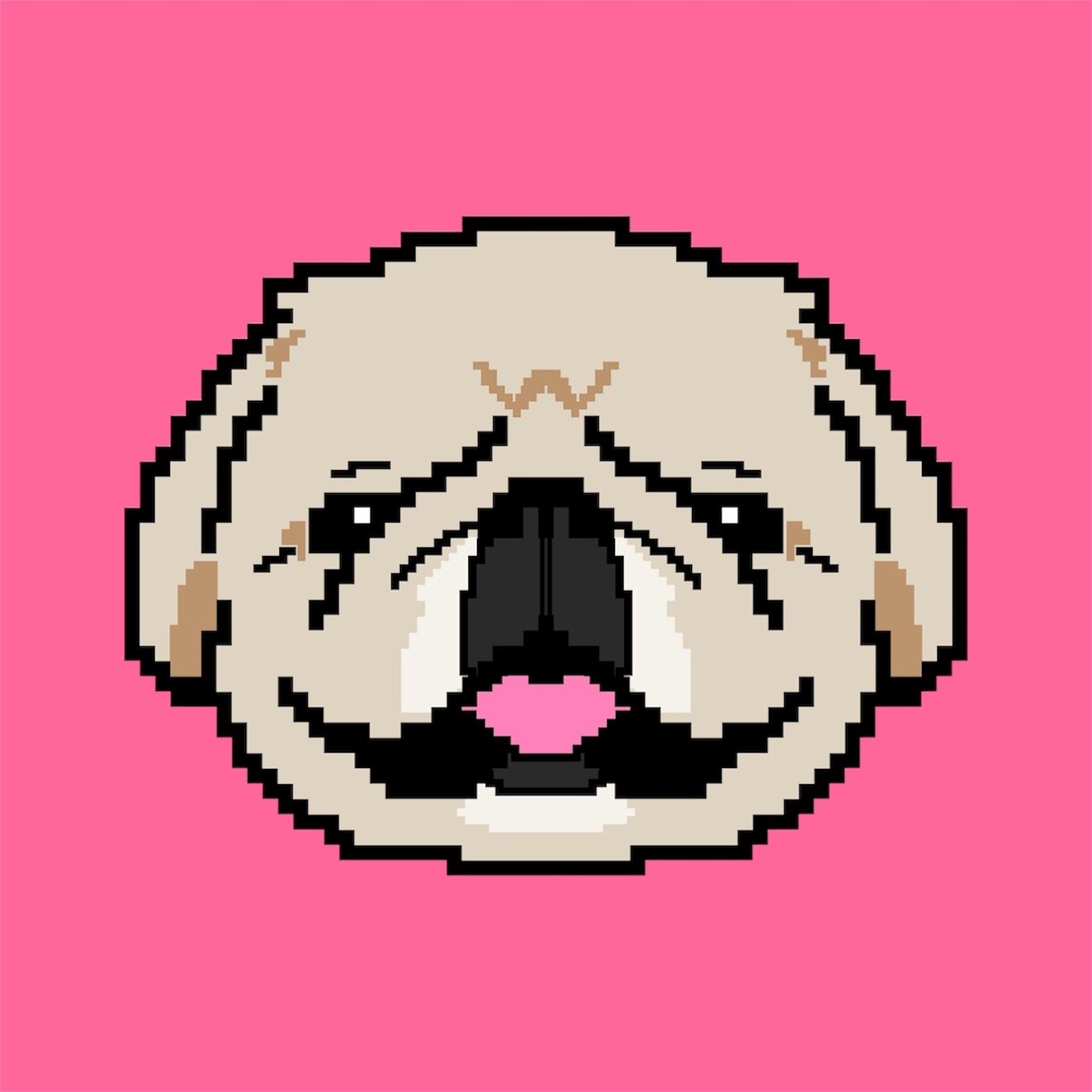 愛犬をドット絵でお描きします 犬好きの方はぜひっ！アイコンやグッズに！ イメージ3
