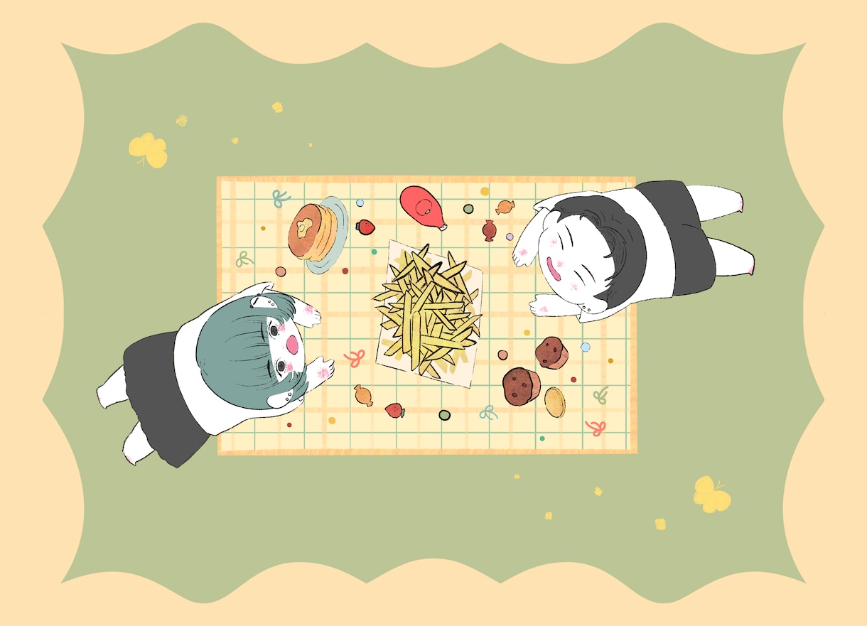 恋人や家族にゆるっと似た可愛い♡似顔絵を描きます フリーハンドでゆるっと似せた可愛い♡が沢山の似顔絵！ イメージ4