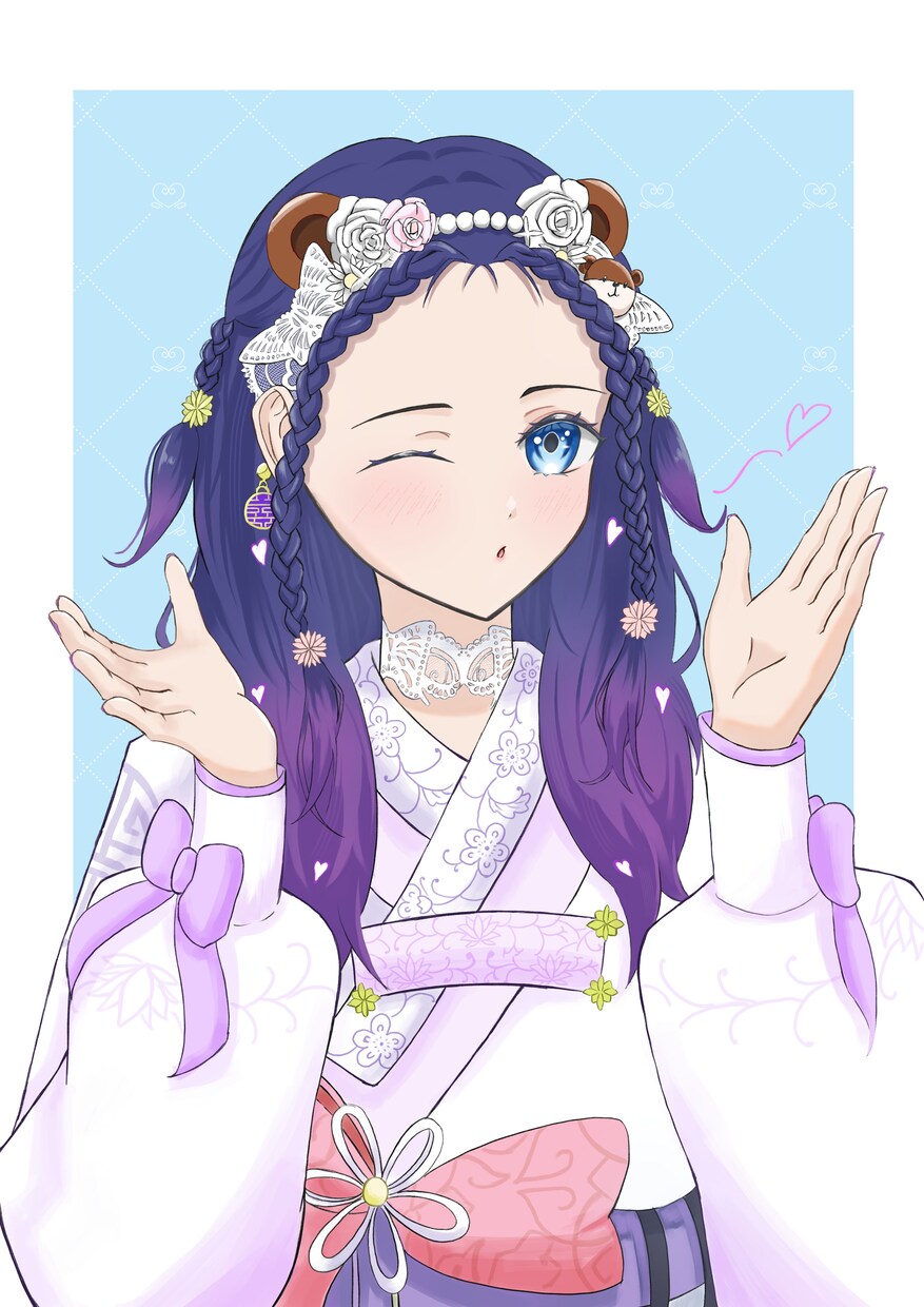中性的で可愛いイラスト制作いたします うる艶な瞳と透明感ある着彩であなたのキャラクターを彩ります イメージ4