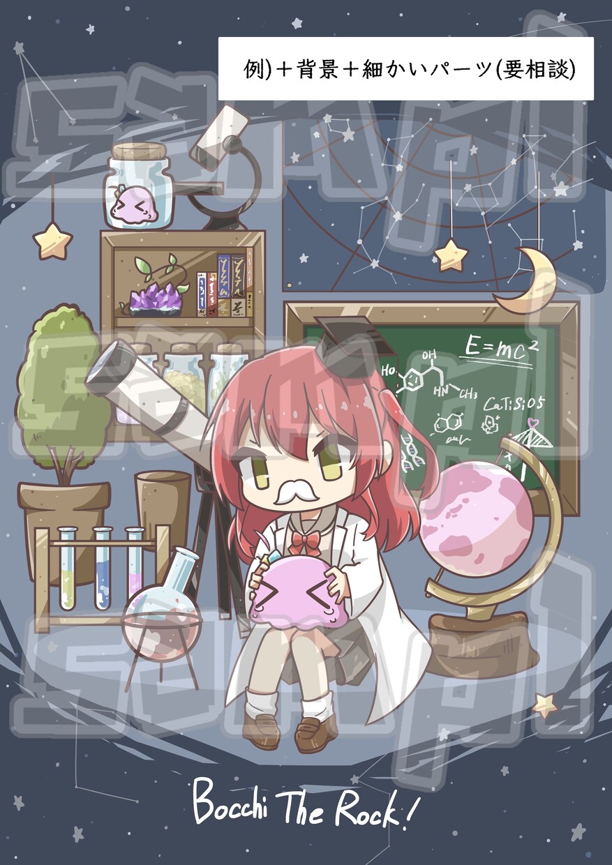 幅広く使えるデフォルメイラストを描きます グッズ制作やアイコンなど、細かいパーツや全身でもok！ イメージ2