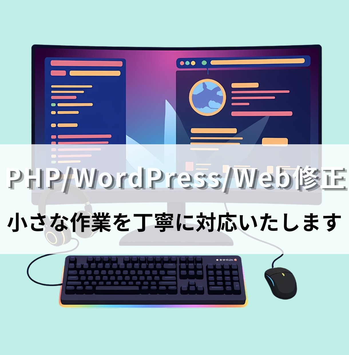 簡単なWordPressやWeb修正を受け付けます 手の回らない修正やテスト等ありませんか？ イメージ1