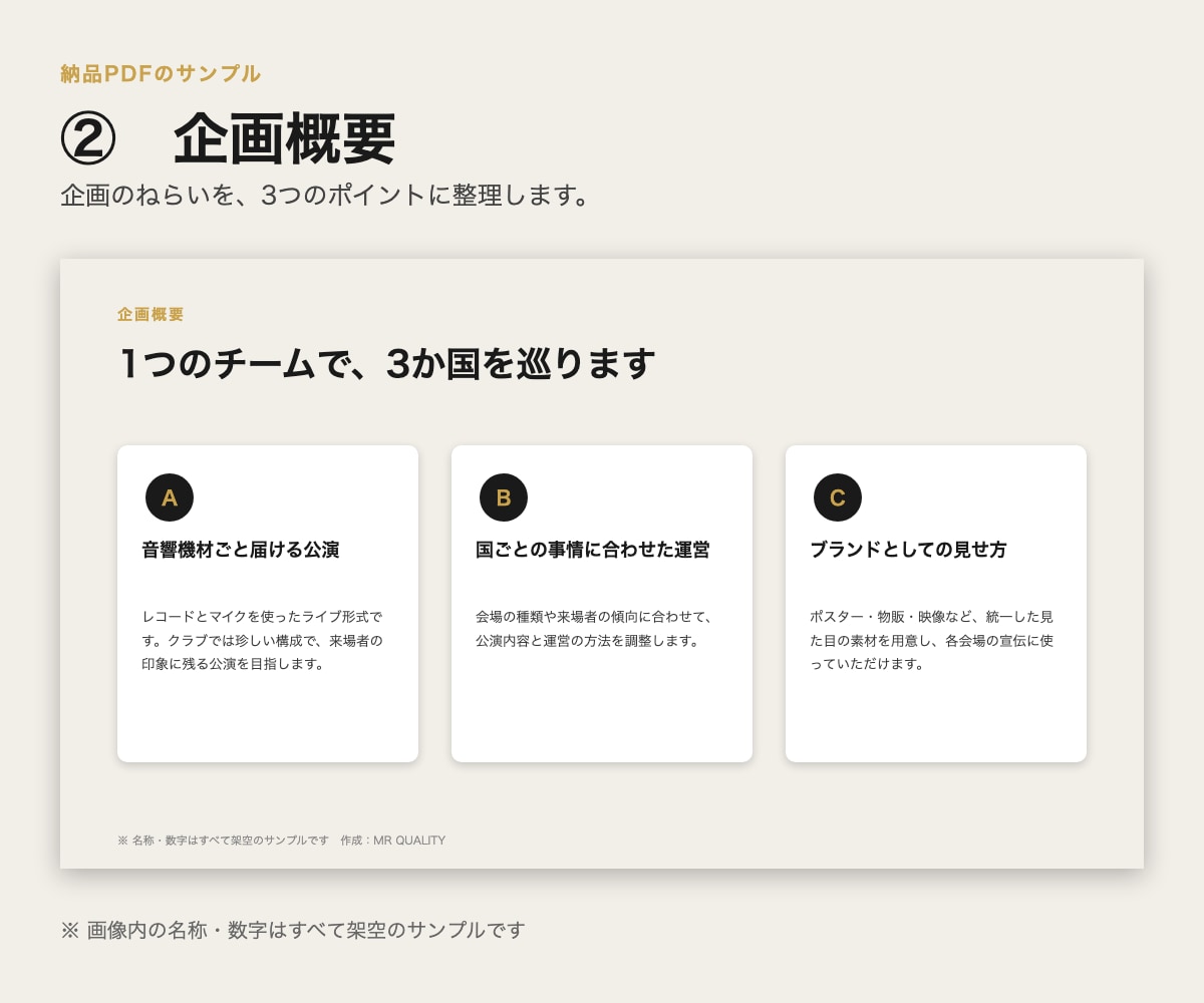 社内会議向け・3〜5ページの提案資料を作ります 見やすく伝わる資料で社内の一歩を後押し イメージ3