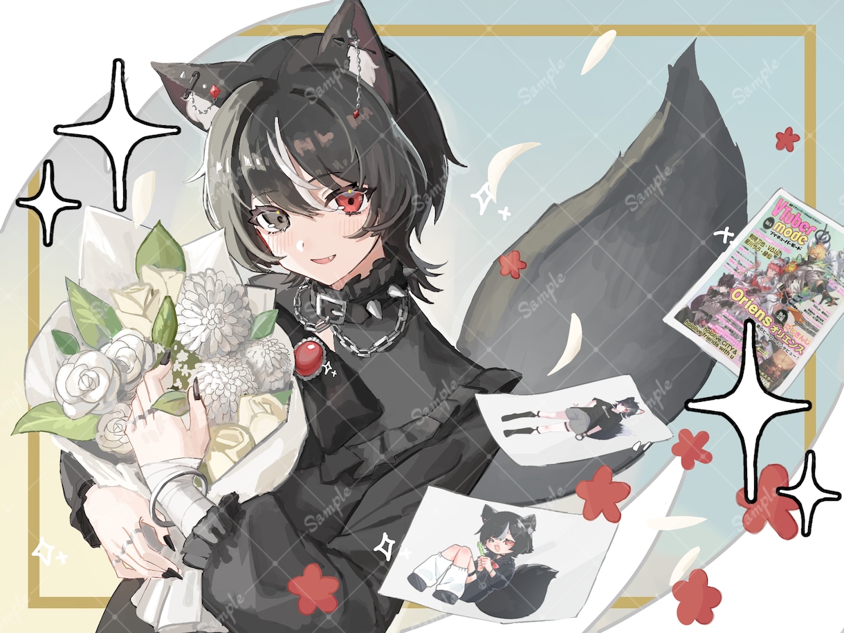 ご希望にそったイラスト制作いたします ★SNSアイコン,サムネイル,グッズなどに イメージ1
