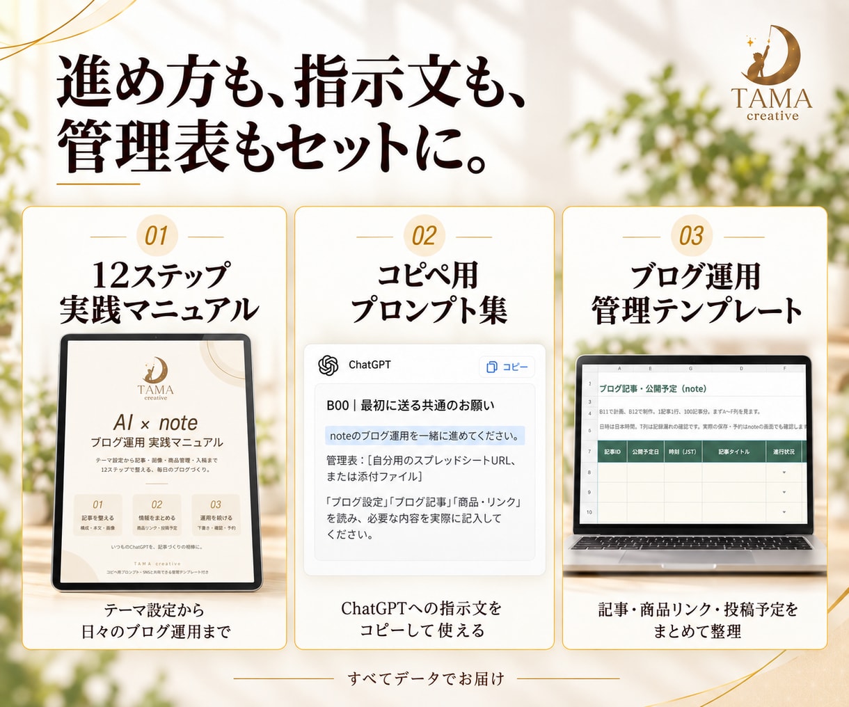 AIにひと言！note記事の自動作成を教えます ひと言でアフィリエイトブログを作成するシステムをあなたに イメージ4