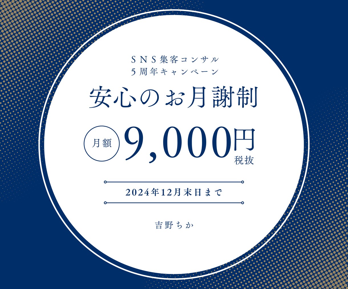 安心価格でプロからSNS集客を学べます 気軽に始めるSNS集客！手厚い月額プラン イメージ1