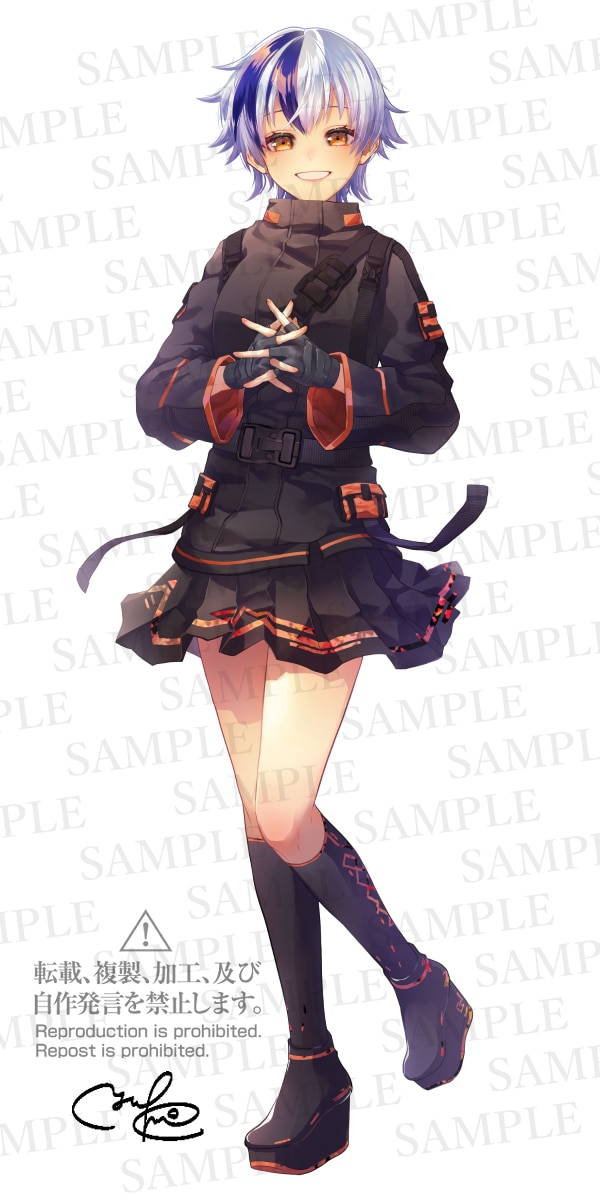 ゴスロリ少女やイケメン！表情豊かな絵をお描きします Vtuber、キャラクター立ち絵制作、配信画面などにも対応！ イメージ4