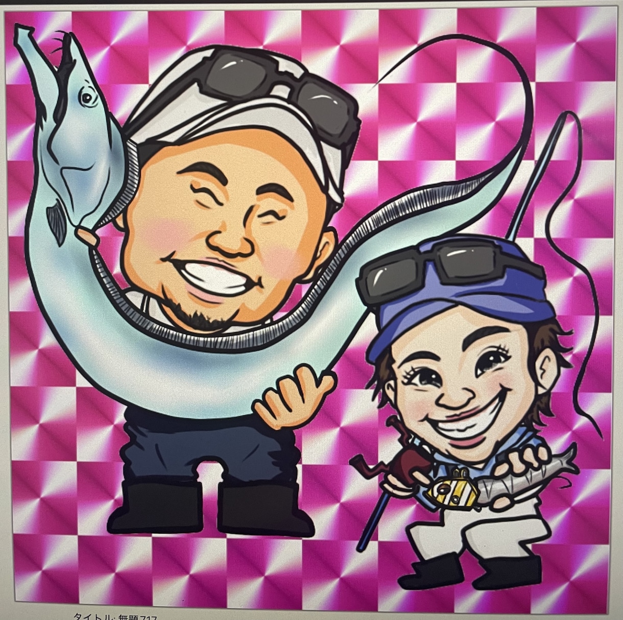 SNS用　ビックリマン風似顔絵作成します SNSのアイコンなどにいかがでしょうか　シール印刷なし イメージ8
