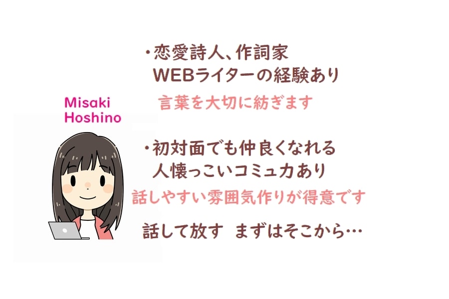 相談実績1万件超☆最適解の恋愛処方箋をお届けします 【3往復】恋愛・婚活アドバイザーが経験と心理学で客観視します イメージ6