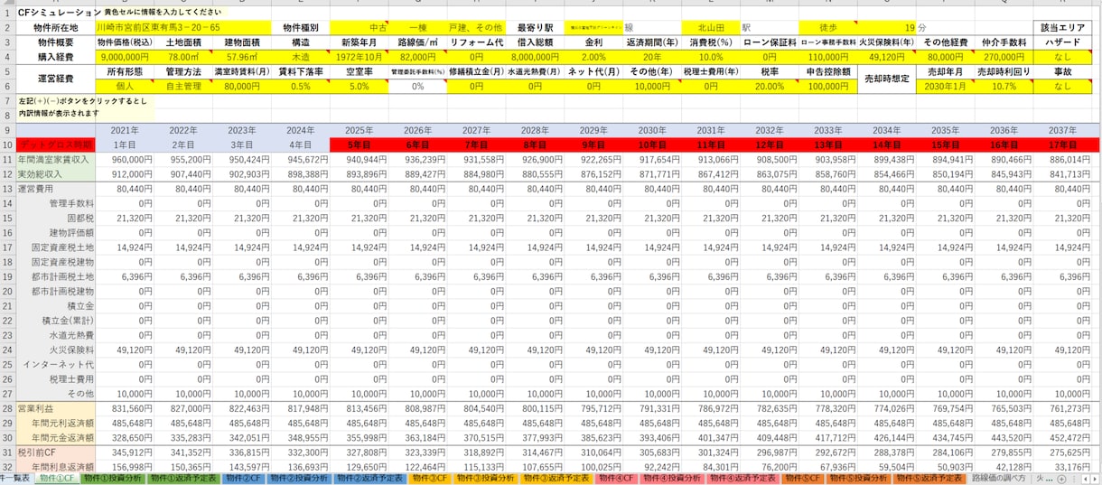 このツールを使うと不動産投資の始め方が分かります 投資シミュレーション＆融資申込ツールがセットでついてきます イメージ4
