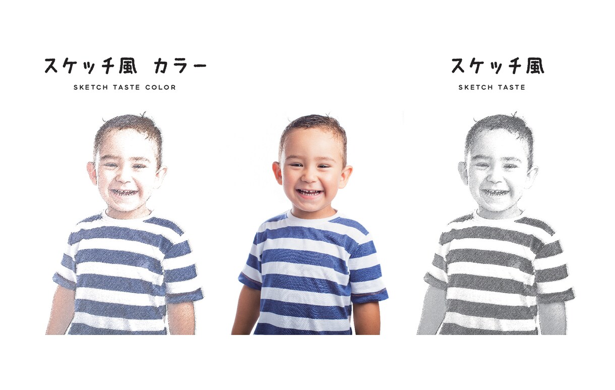 写真を使ったイラスト風アイコンを制作します 写真一枚で様々なタッチの似顔絵アイコンを格安制作！ イメージ2