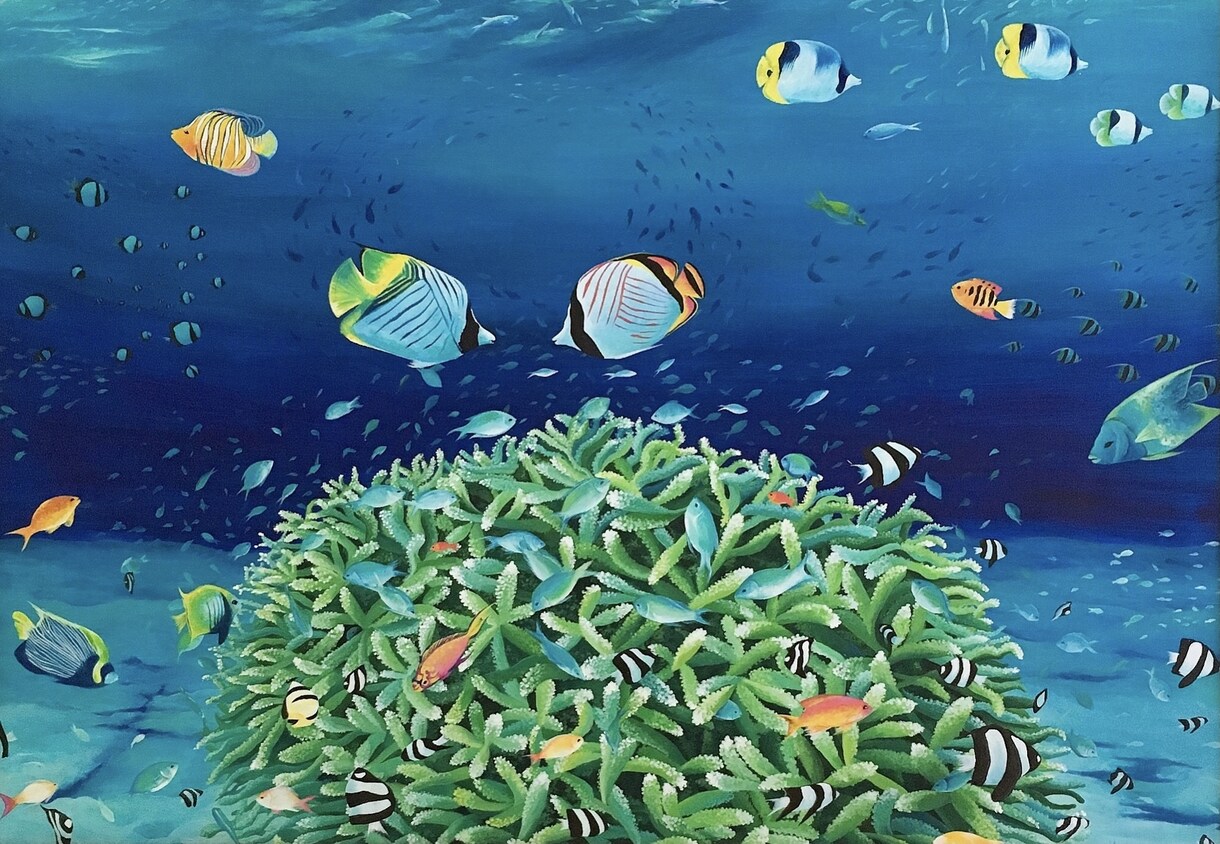 幻想風景をアクリル絵画でお届け致します 癒しの絵画、自宅に飾りませんか イメージ8