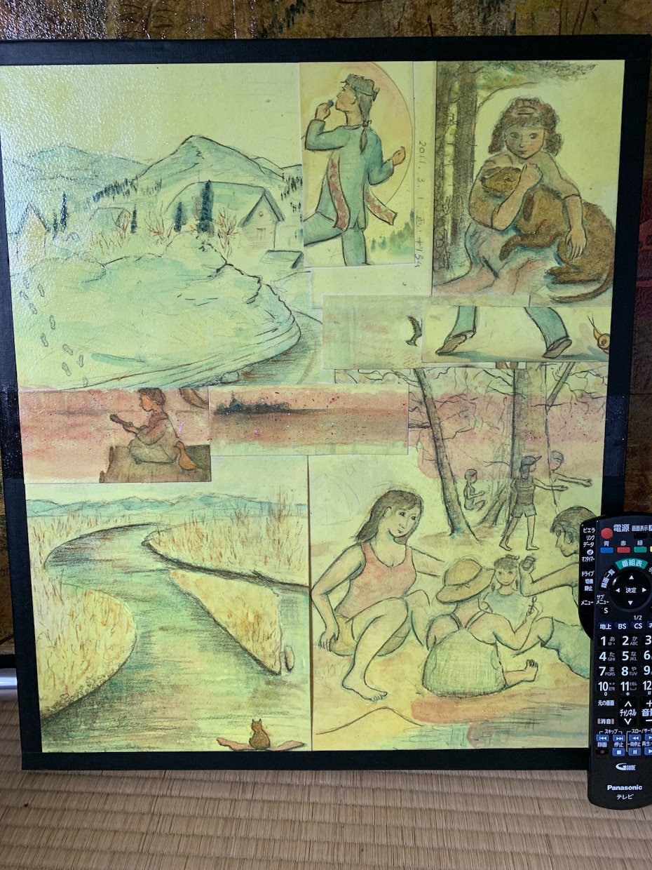 大人向け癒し系絵などをサービスします スケッチ枚数2000枚突破記念絵画、はり絵販売だるまは注文 イメージ8