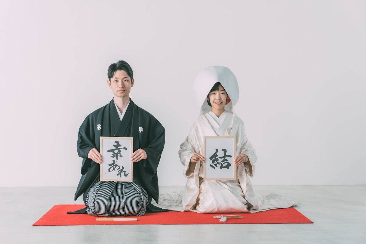和装婚向け【筆文字】でウェルカムボード作成します 結婚式の雰囲気にあったデザイン、温かみのある字で イメージ5
