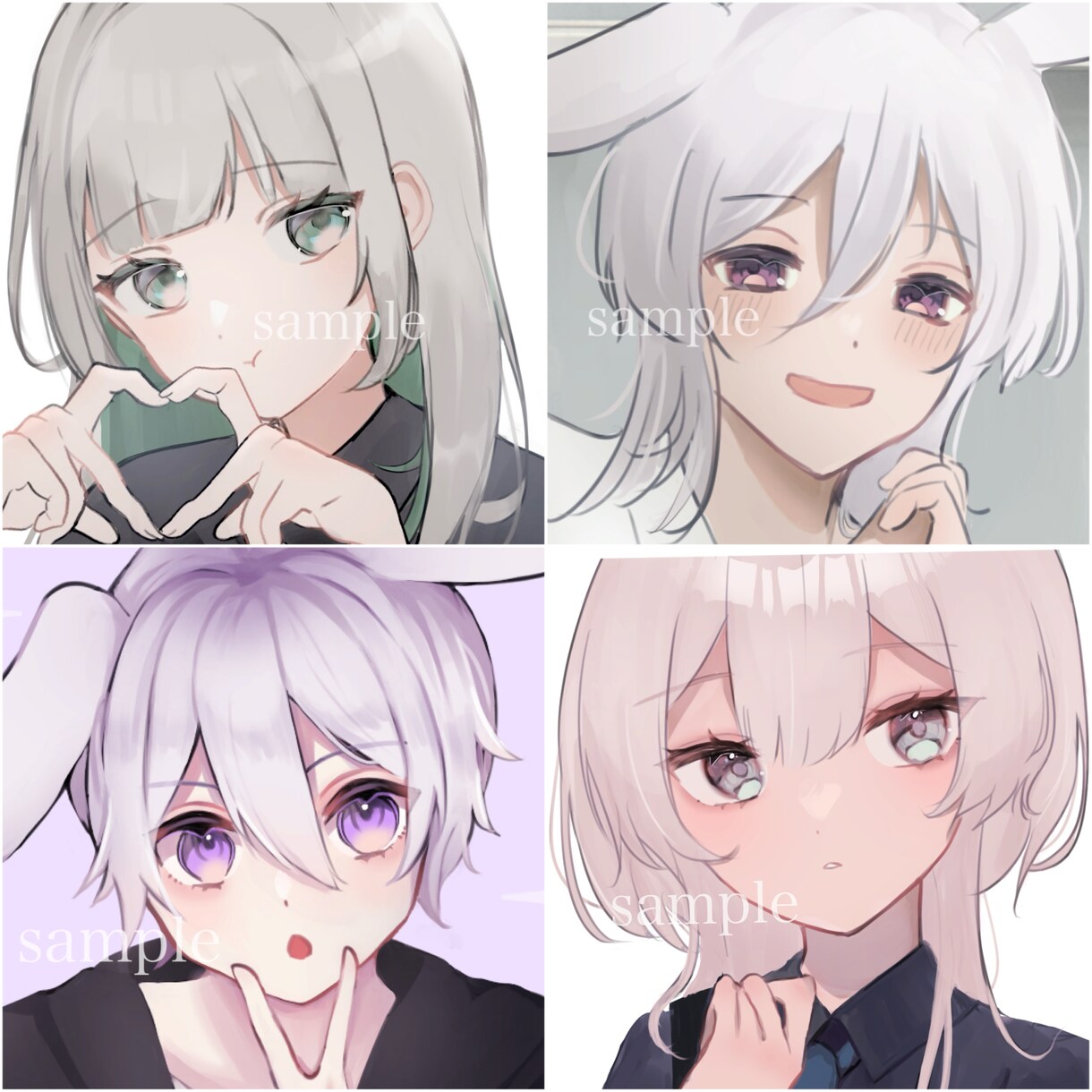 SNSで使える！かわいいイラスト制作します オリジナルキャラの等身やデフォルメまで！ イメージ2