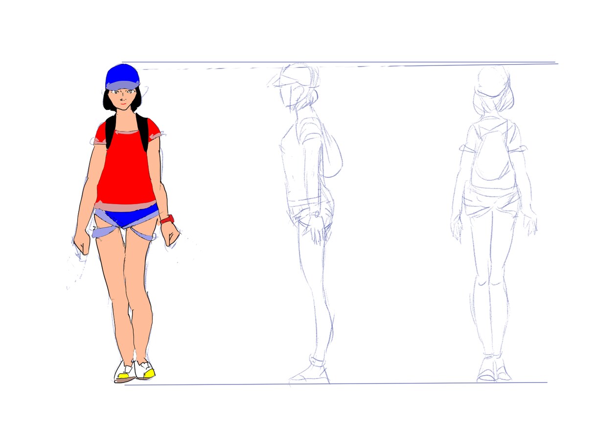デジ絵描きます 女性得意です♪人体デッサンを勉強致しました！ イメージ5