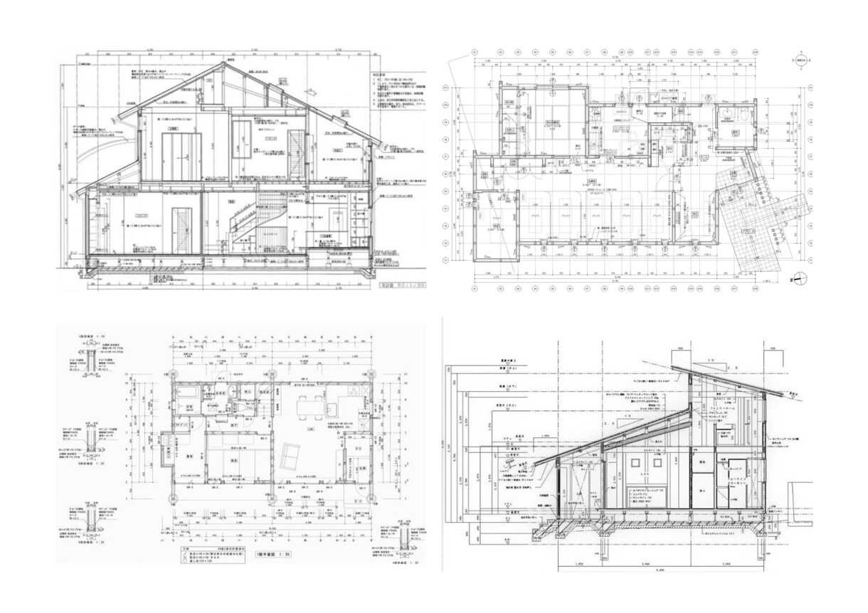 作図協力【様々な用途の図面】に対応致します ◎迅速かつ丁寧な対応 ◎設計事務所の経験を生かした作図 イメージ1