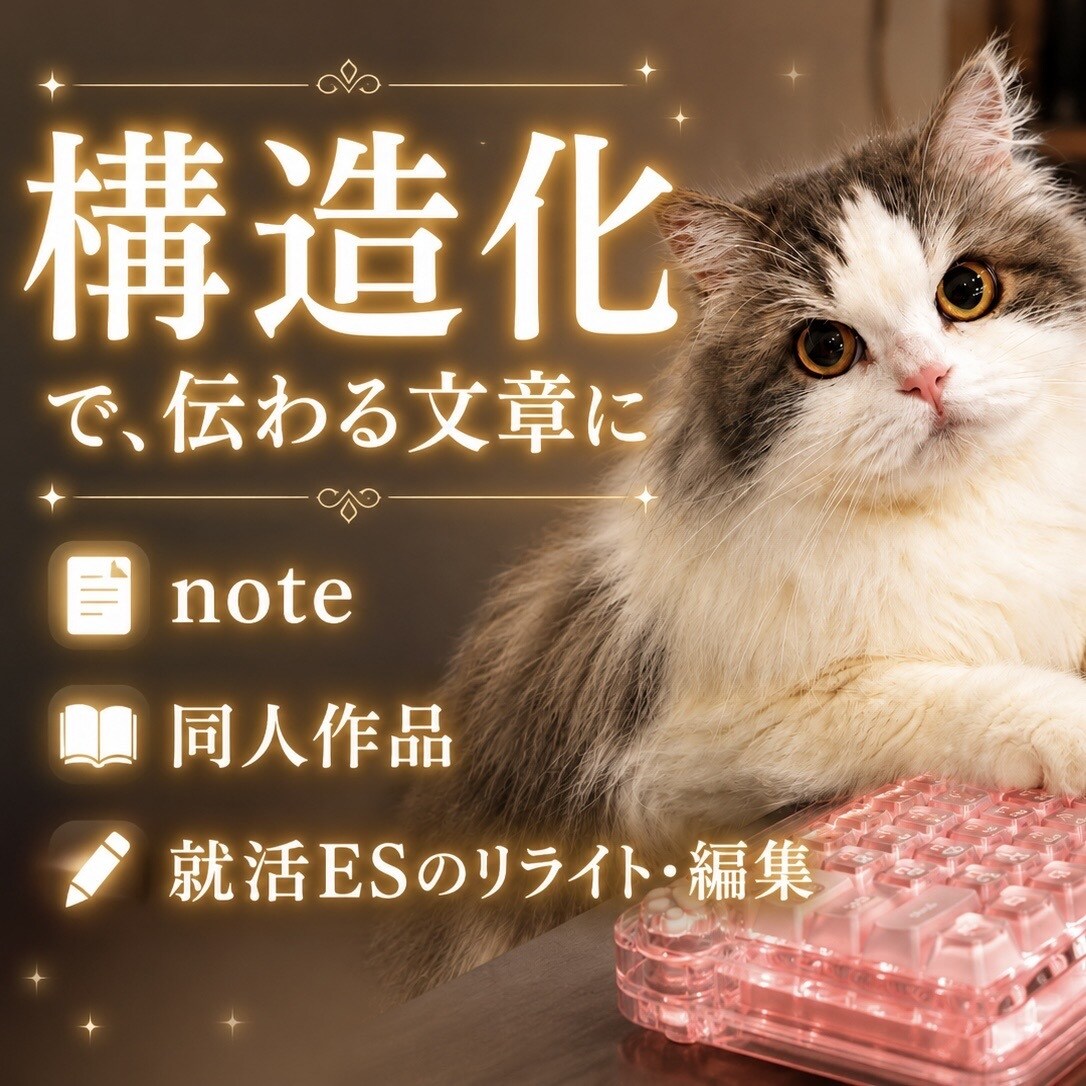 AIが書いた文章、プロが構造から整えます 現役コンサルがあなたの文を構造的にリライトします イメージ1