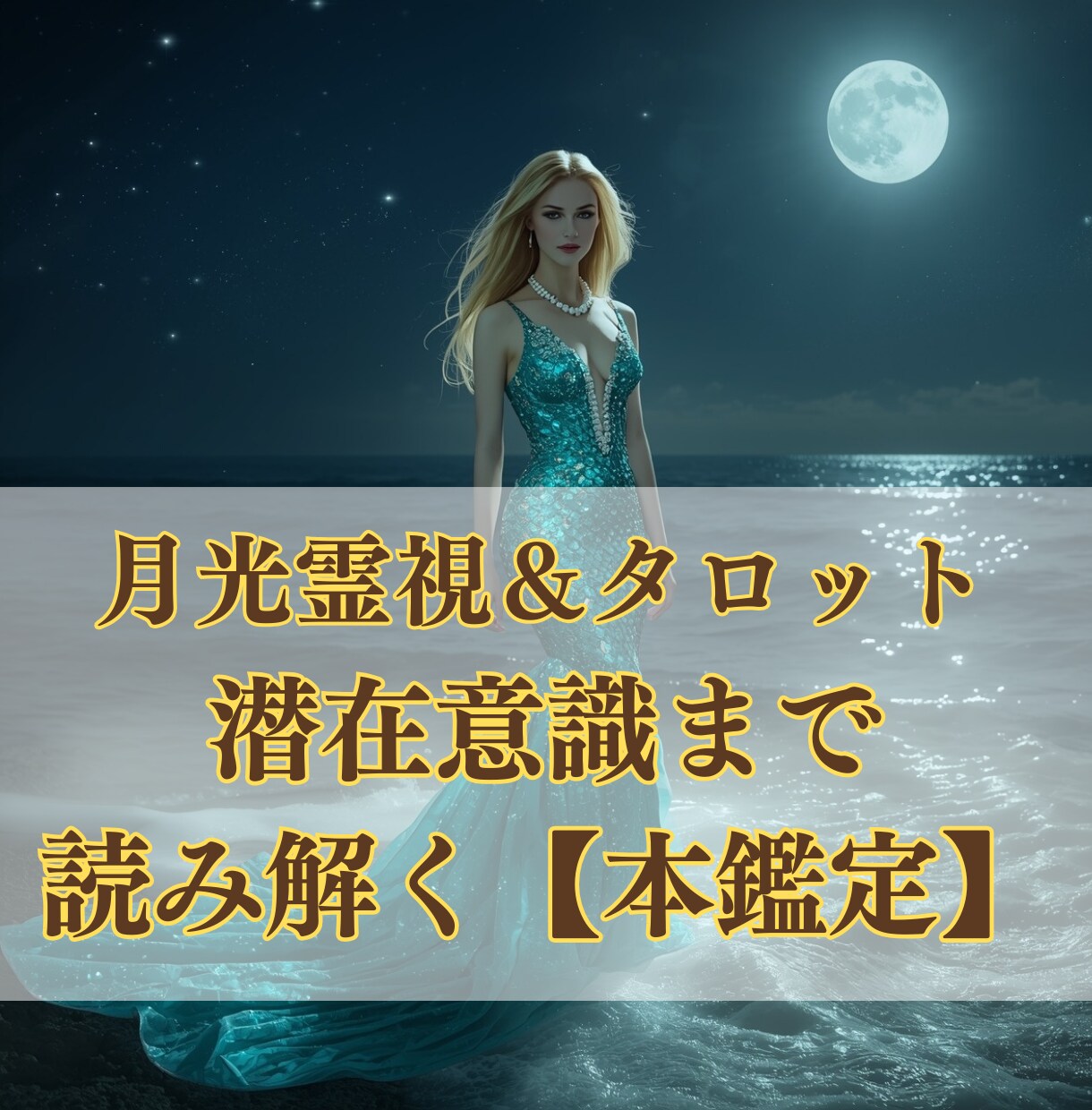 月光霊視＆タロット本鑑定　潜在意識まで読み解きます 月光霊視×タロットで潜在意識まで読み解く本鑑定 イメージ1