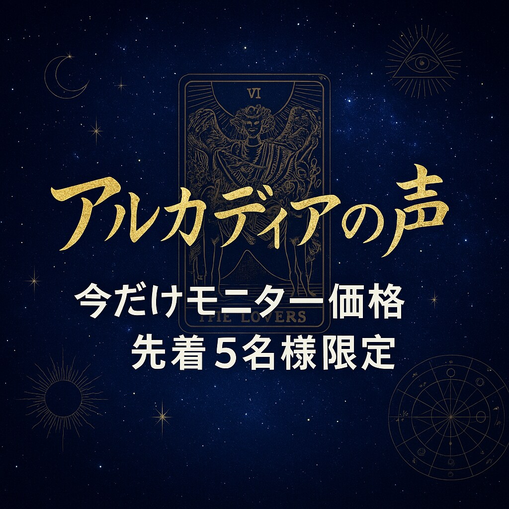 四柱推命×数秘×タロット鑑定します 今だけ特典付！魂に響く運命の1枚 イメージ1