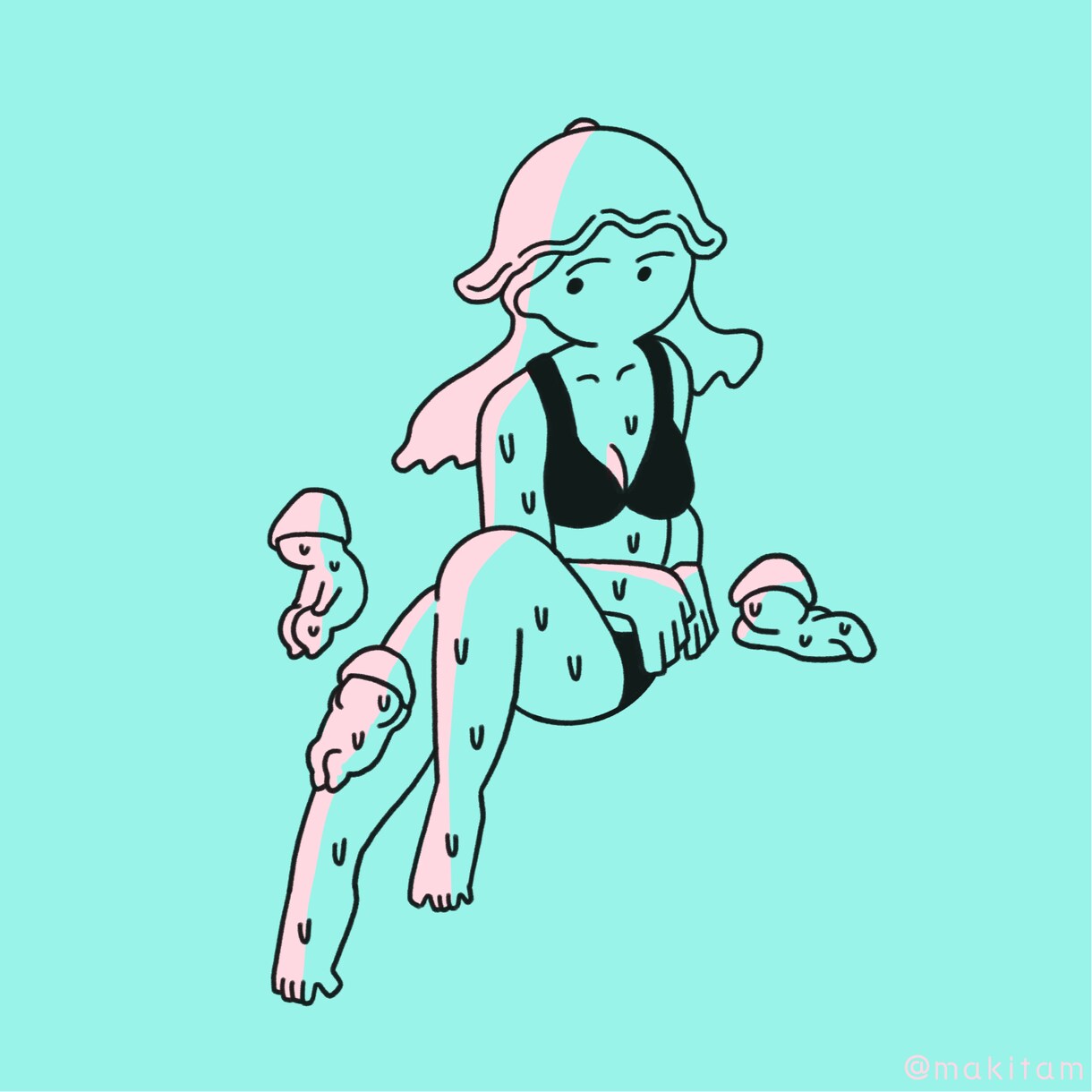 ゆるかわPOPなイラストを作成します つい二度見しちゃうような可愛いイラスト描きます！ イメージ8