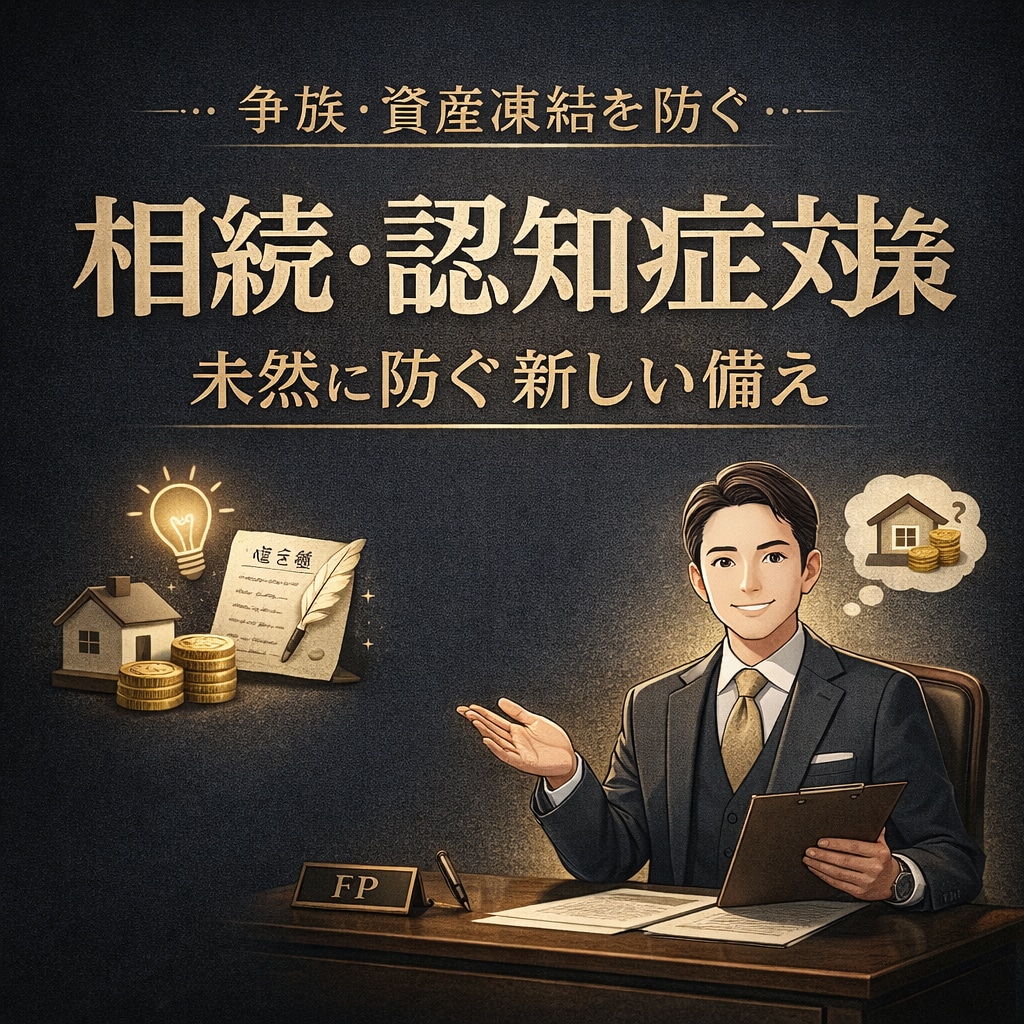 相続・認知症対策【予防型・初心者向けFP相談】ます 一番のリスクは「知らないまま時間が過ぎること」です イメージ1