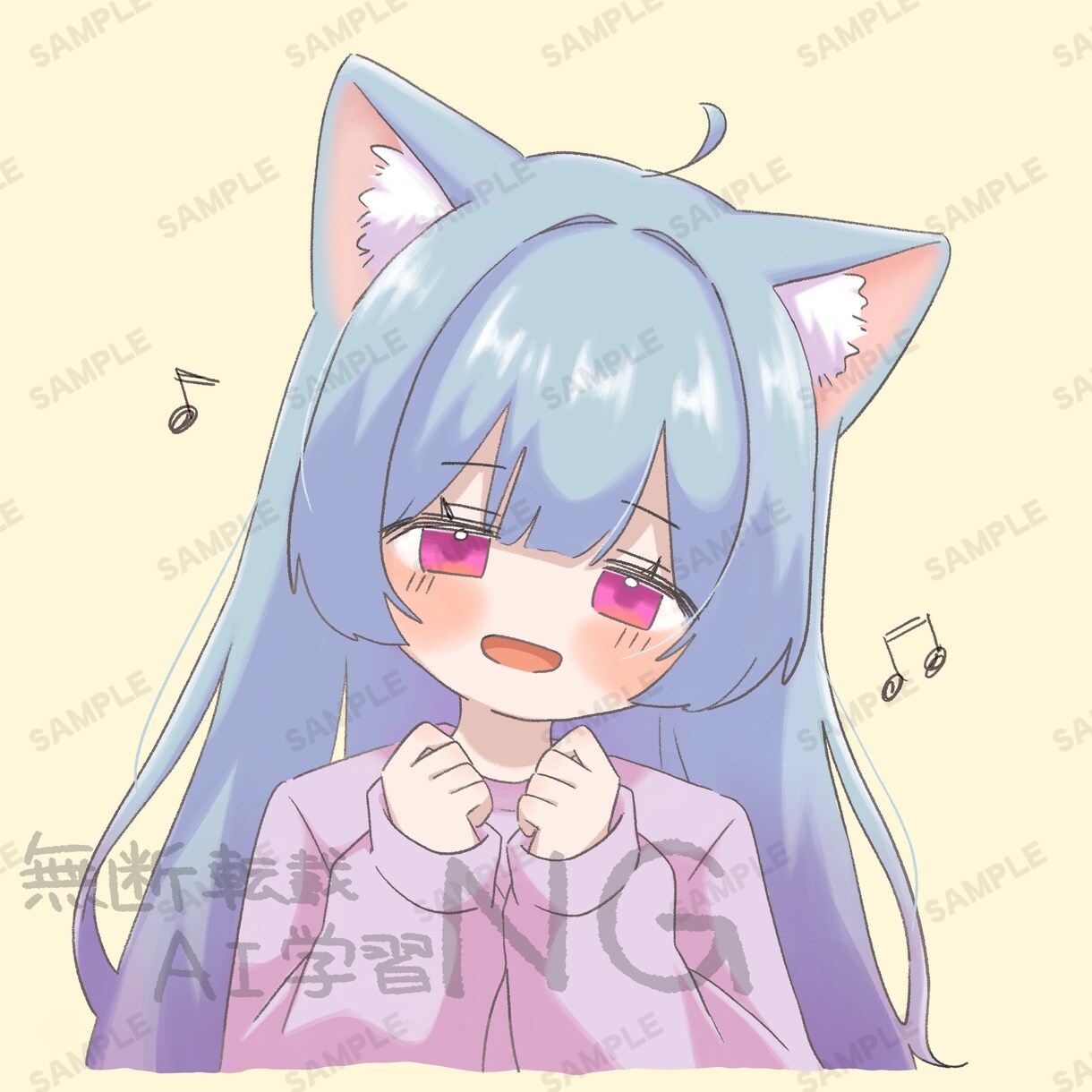 ふんわり可愛いオリジナルイラスト制作します 最短当日お渡し！あなただけのイラストをお描きします。 イメージ5