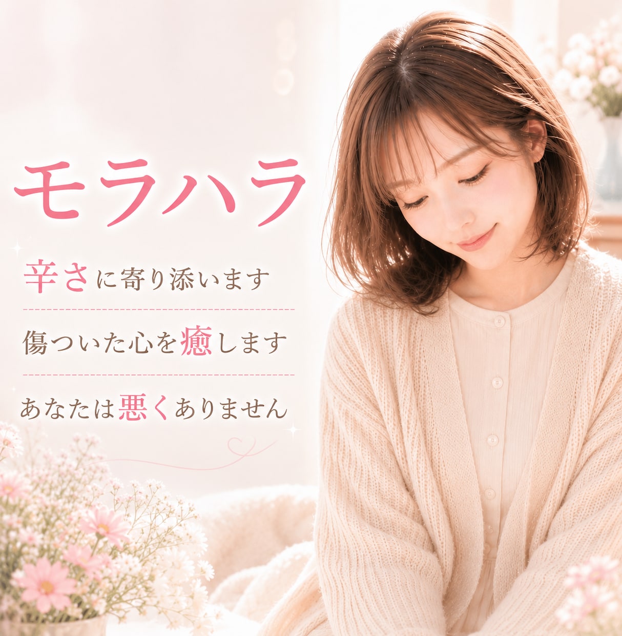 あなたは悪くありません☘️否定せずお聴きします モラハラ／DV／共依存／パートナーとの悩み☘️電話相談 イメージ1