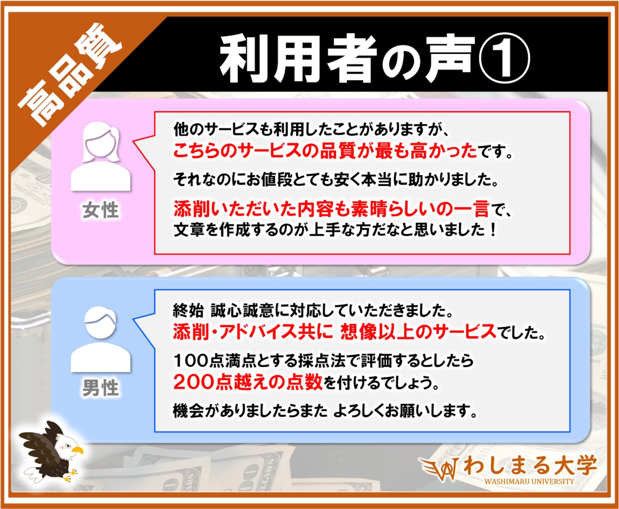 奨学金に特化❗️あなたの申請書・小論文を添削します 2000万円獲得実績！魅力的な作文で他者に差をつけよう！ イメージ5