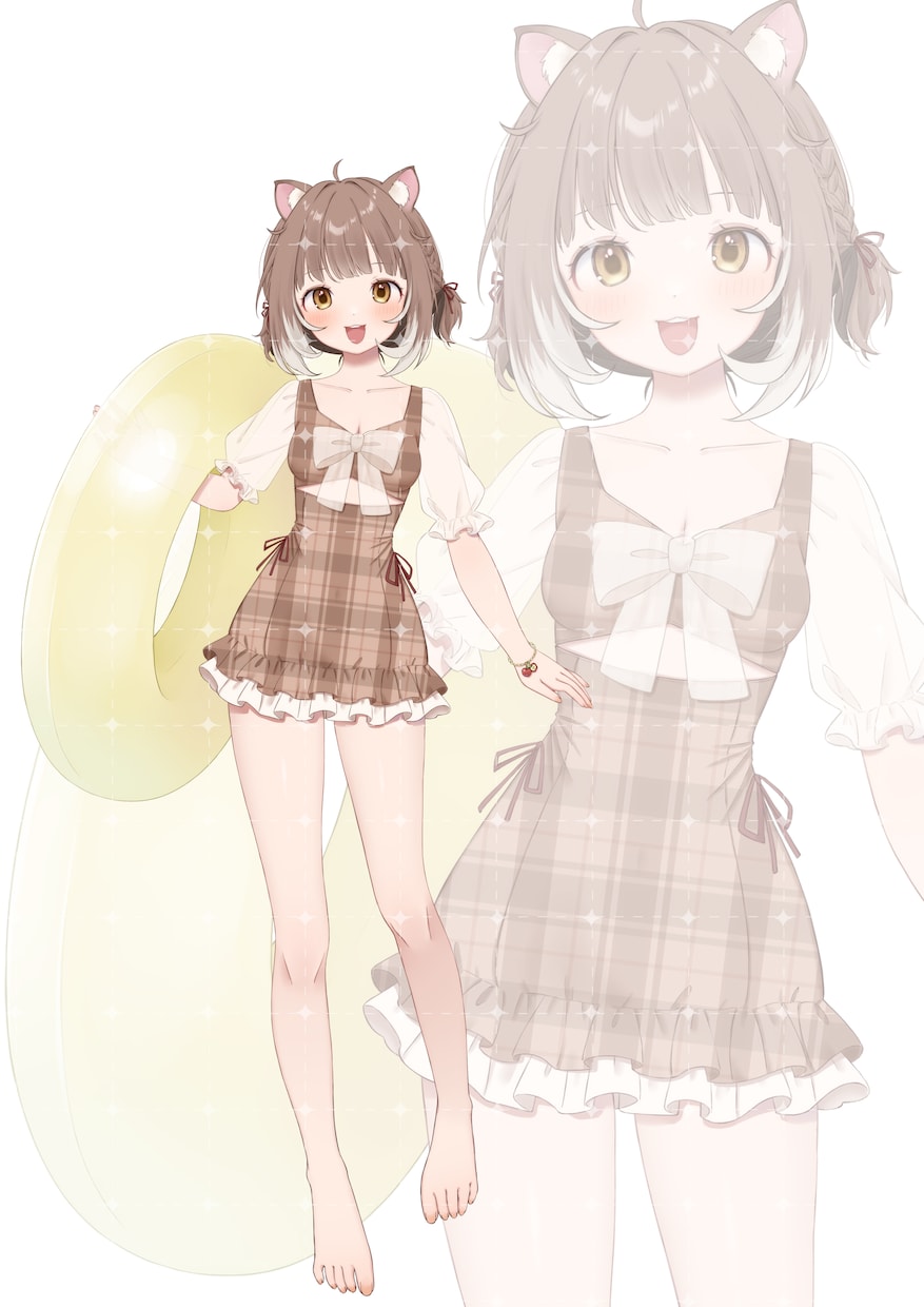 IRIAM、VTuber、動画用等の立ち絵描きます 商用利用可能！頭から足までこだわって描きます！ イメージ5