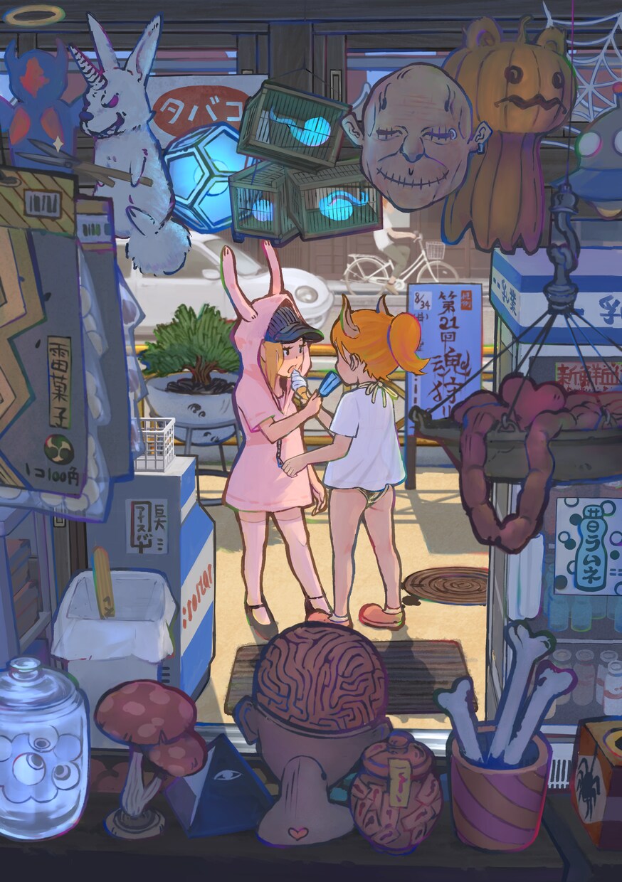 人物・背景のイラストを描きます 【基本】全身絵＋背景ありのイラストを制作します イメージ4