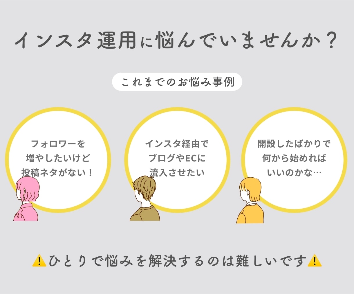 インスタグラムの改善点をプロが診断します 「何を直せばいい？」を明確に。あなた専用の改善策をご提案！ イメージ2