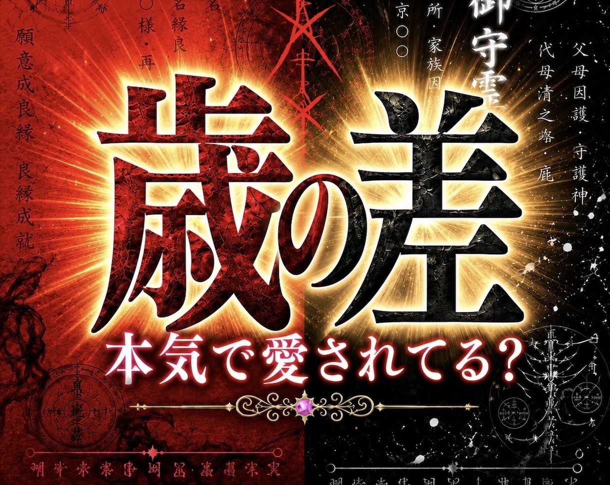 歳の差恋愛のお相手本気度と未来を禁断即効霊視します 運命と宿命に結ばれたお2人のご縁の、今世のお役目を見抜きます イメージ10