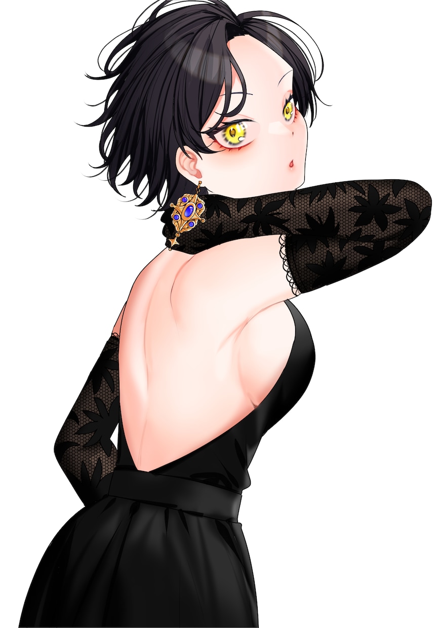 目が魅力的な一枚絵制作いたします 可愛くて、美しく、艶やかな女性描きます！ イメージ3